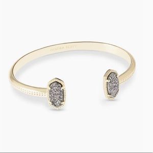 Kendra Scott Elton Gold Bracelet - Platinum Drusy